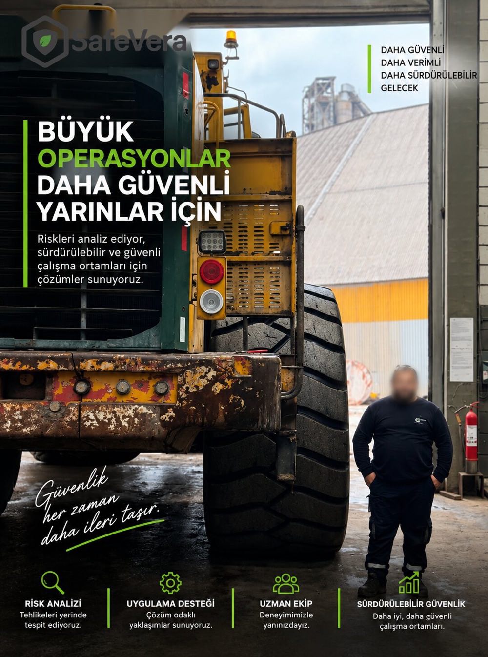 Büyük operasyonlar daha güvenli yarınlar için: risk analizi, uygulama desteği, uzman ekip ve sürdürülebilir güvenlik